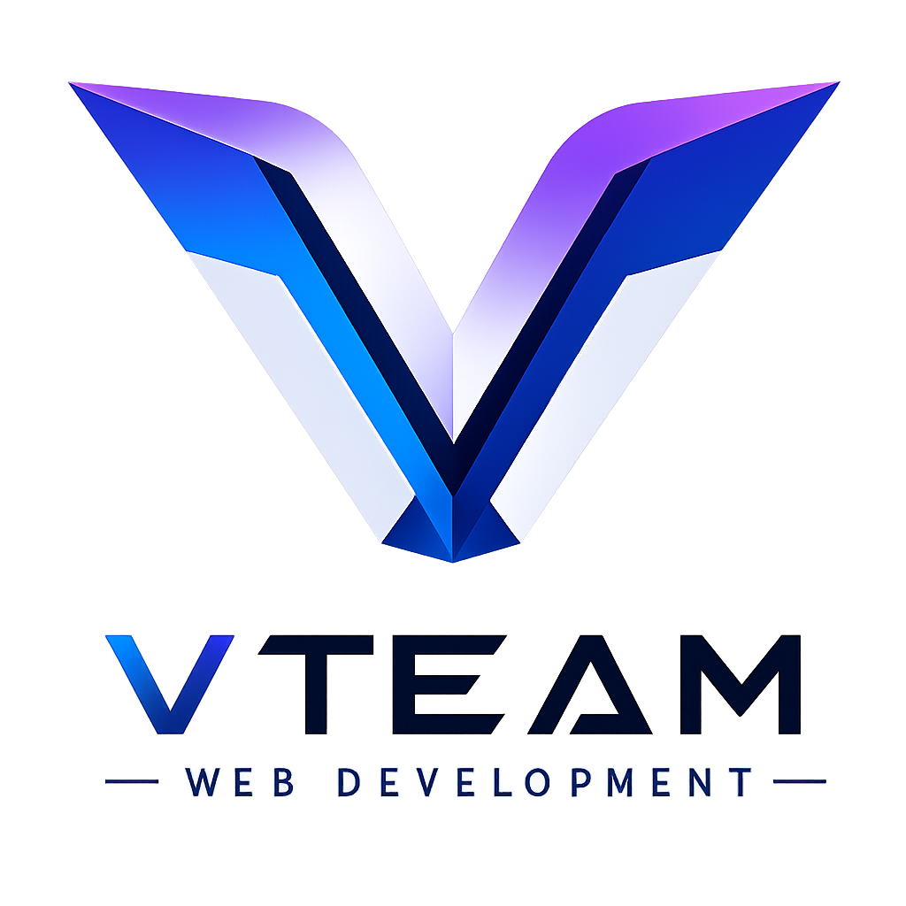 لوگوی VTEAM — طراحی سایت با Django